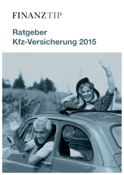 Ratgeber Kfz-Versicherung 2015