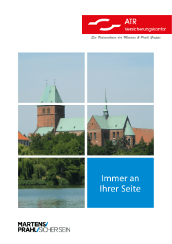 Immer an Ihrer Seite - ATR Versicherungskontor
