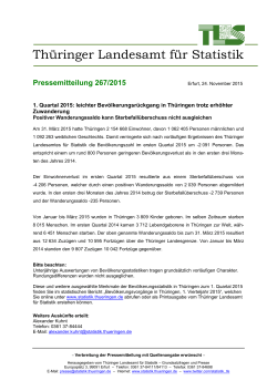 1. Quartal 2015 - Thüringer Landesamt für Statistik