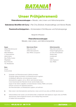 Petersilienwurzelsuppe