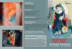 Flyer Ausstellung Gottfried Graf [PDF: 278 KB]