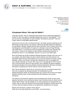 GRAF & PARTNER. DIE IMMOBILIEN AG.