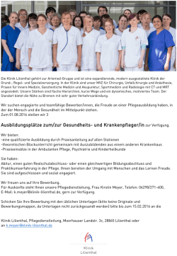 Ausbildung Gesundheits und Krankenpflege_2016