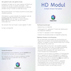 HD Modul - Unitymedia