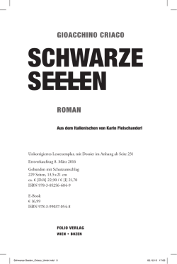 Dossier: Schwarze Seelen