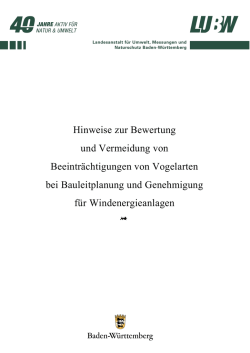 Hinweise zur Bewertung und Vermeidung von