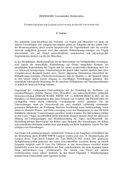 HEIDEMARK Veterinärlabor, Haldensleben R. Günther Das