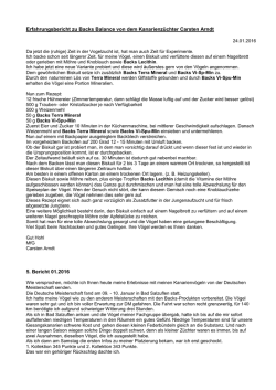 Erfahrungsbericht zu Backs Balance von dem