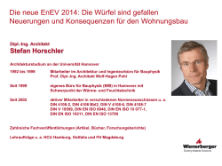 Die neue EnEV 2014: Die Würfel sind gefallen