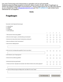 Fragebogen