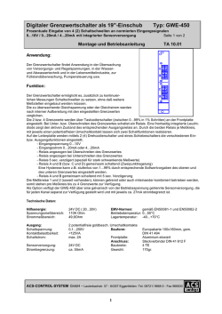 GWE-450 - ACS-Control