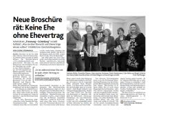 Eherecht und Ehevertr&auml;ge - Arbeitskreis Trennung / Scheidung in