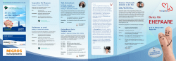 Flyer Marriage Week 2016 - Evangelische Kirchgemeinde Wil