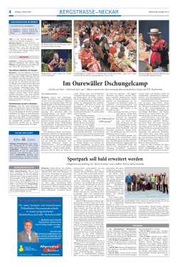 Rhein-Neckar-Zeitung vom 1.2.2016