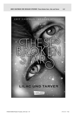 AMIE KAUFMAN UND MEAGAN SPOONER These Broken Stars