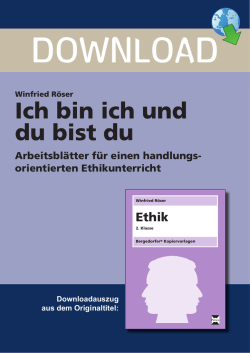 Ich bin ich und du bist du