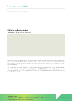 Information zu Farben