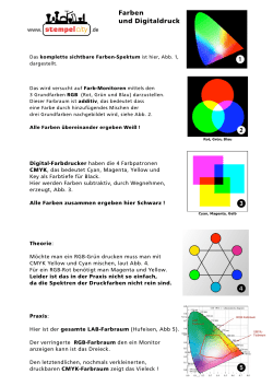 Farben und Digitaldruck