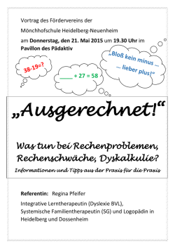 „Ausgerechnet!“