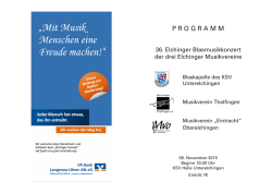 programm - MV Thalfingen
