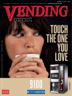 Vending Report - BüroWARE Vending
