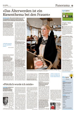 «Das Älterwerden ist ein Riesenthema bei den Frauen»