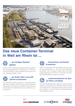 Factsheet Container Terminal Weil am Rhein - Ultra