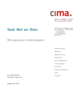 Wirkungsanalyse Dreiländergalerie