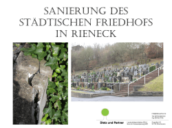 Friedhof-Sanierung Stadt Rieneck