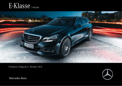 E-Klasse T-Modell - Mercedes-Benz
