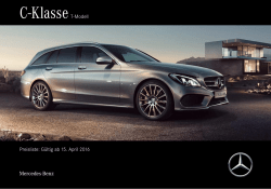 C-Klasse T-Modell - Mercedes-Benz