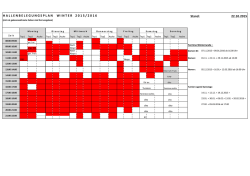 Hallenbelegungsplan 2015-16