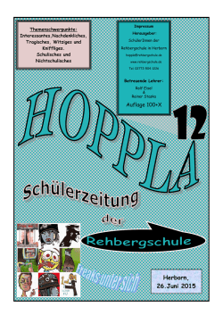 Herborn, 26.Juni 2015 - Rehbergschule Herborn