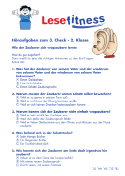 H&ouml;raufgaben zum 3. Check &middot; 2. Klasse