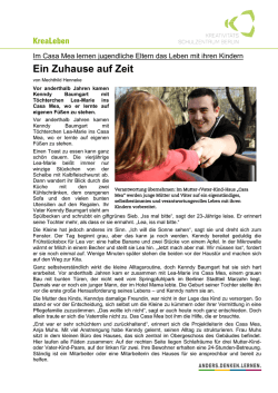 Ein Zuhause auf Zeit - Kreativit&auml;tsschulzentrum | Berlin