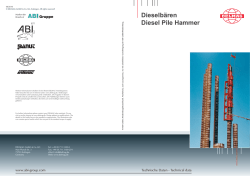 Dieselb&auml;ren Diesel Pile Hammers