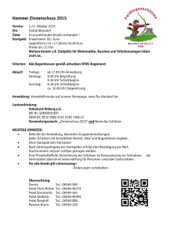 Hammer Zinnenschuss 2015