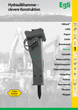 Egli Hammers - Gebr&uuml;der Egli Maschinen AG