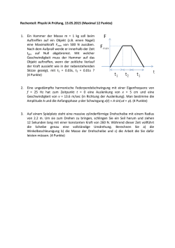 Prüfung Physik IA 2015-05-13