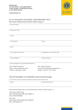 Hiermit best&auml;tigen wir verbindlich unsere Spendenzusage. Ja, wir