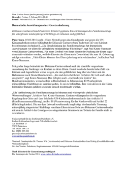 Dramatische Auswirkungen einer Gesetzesänderung Diözesan