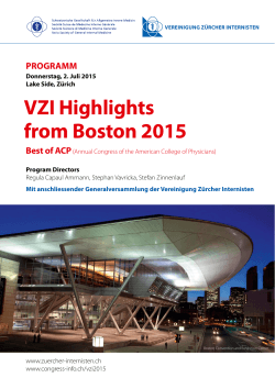 VZI Highlights from Boston 2015