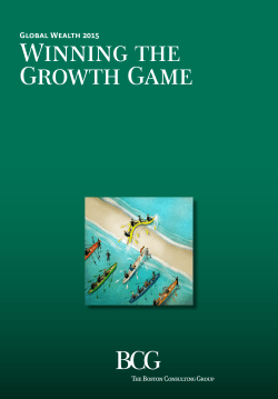 Global Wealth 2015: Winning the Growth Game