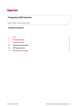 DVD-Image fuer die Agenda