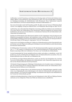 Gr&uuml;ndung Sch&uuml;tzenbund
