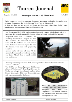 13.03. Ancampen im Münstertal 2015 - Camping