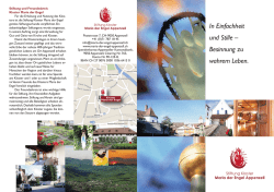 In Einfachheit und Stille - Stiftung Kloster Maria der Engel Appenzell