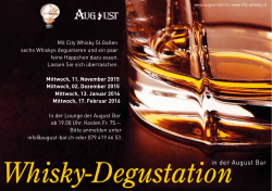 Whisky-Degustation