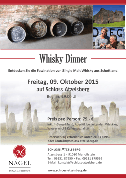 Whisky Dinner Plakat A2 _ 09102015