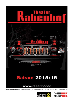 - Rabenhof Theater und aus!
